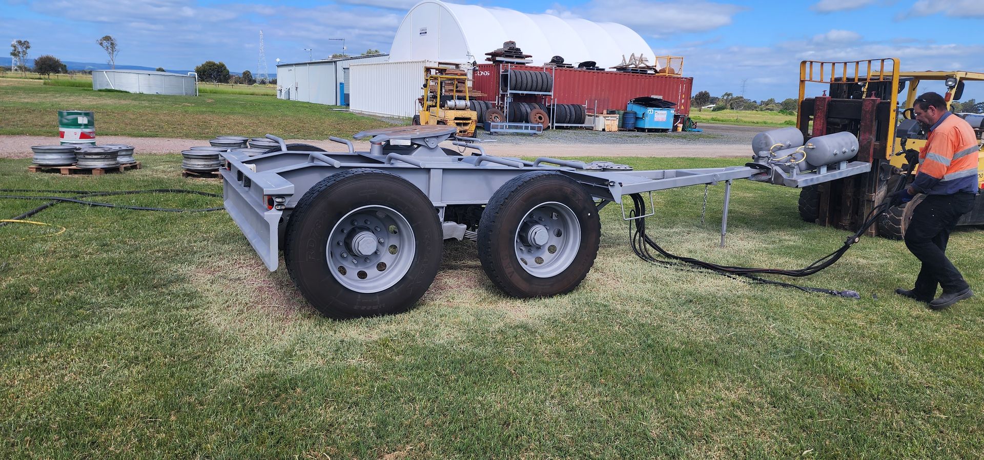 Heavy vehicle sandblasting Perth