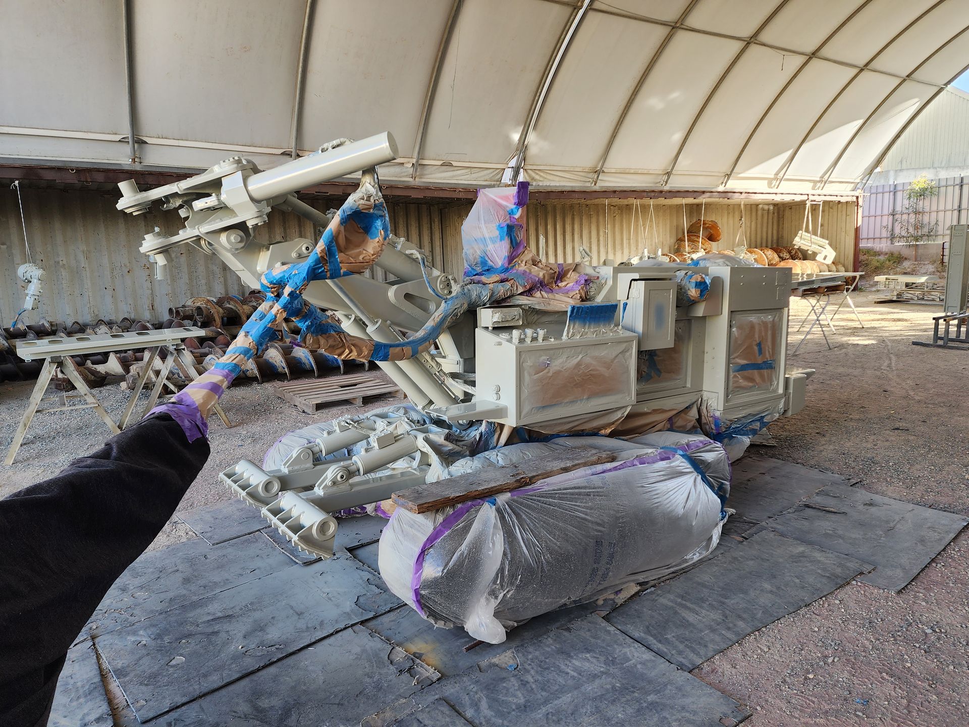 Freight container surface preparation