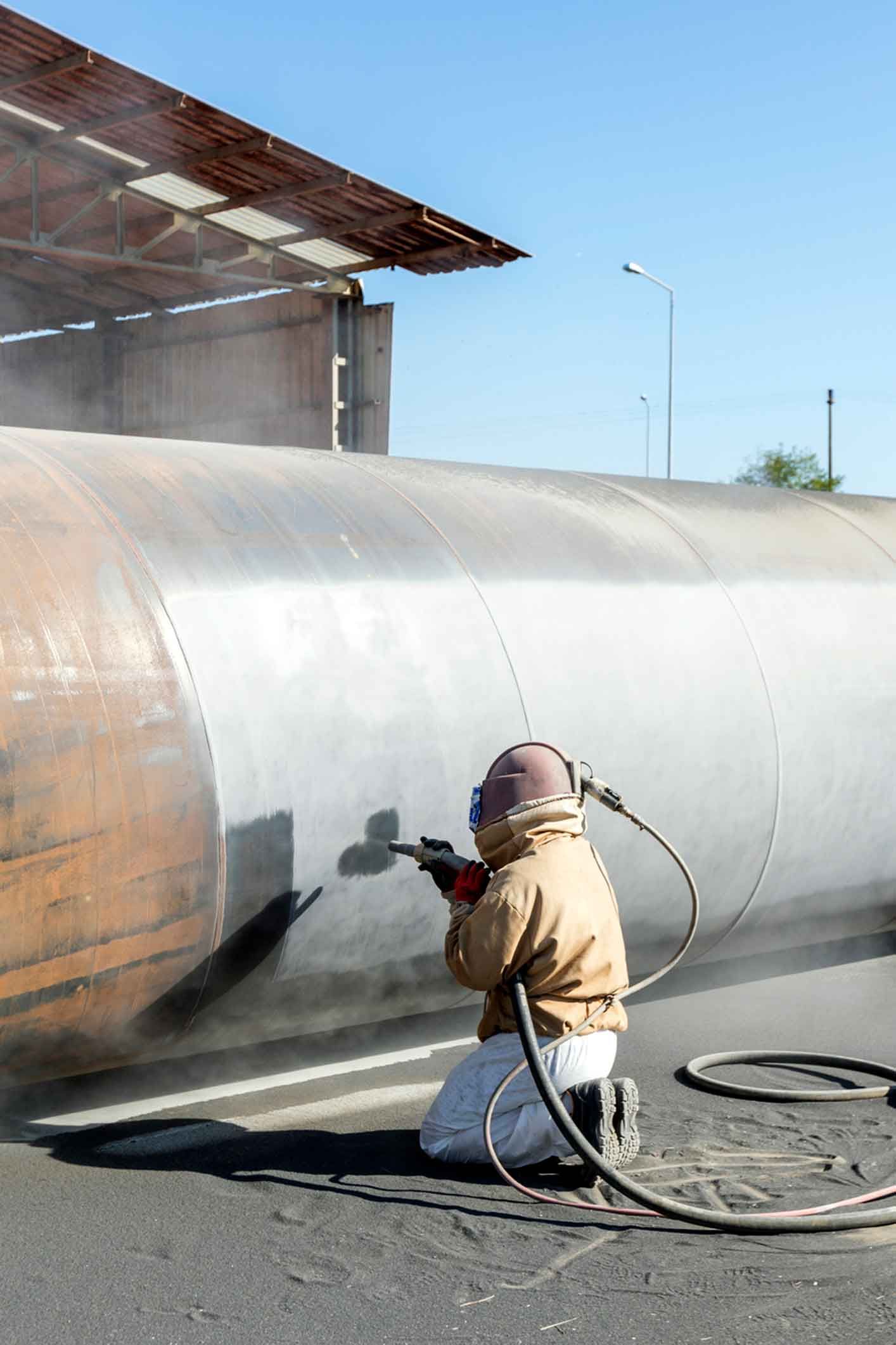 Tailored sandblasting and coating solutions