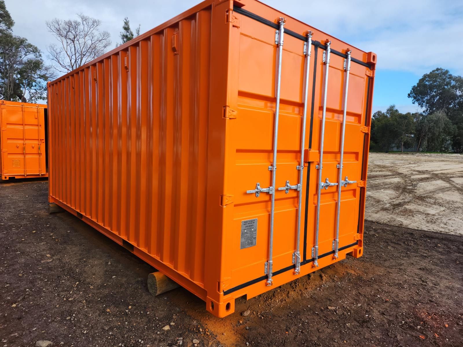 Shipping Container Sandblasting